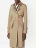 Burberry - Áo khoác dài nữ Exaggerated check-panel trench coat