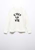 Mango - Áo nỉ bé gái Printed Message Sweatshirt