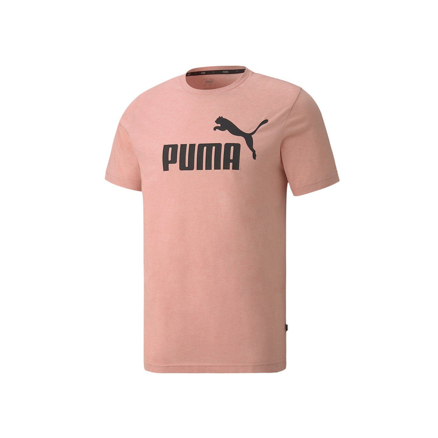 Puma - Áo thun nam Ess+ Heather Tee Bridal Rose Heather Lifestyle FW20-8524