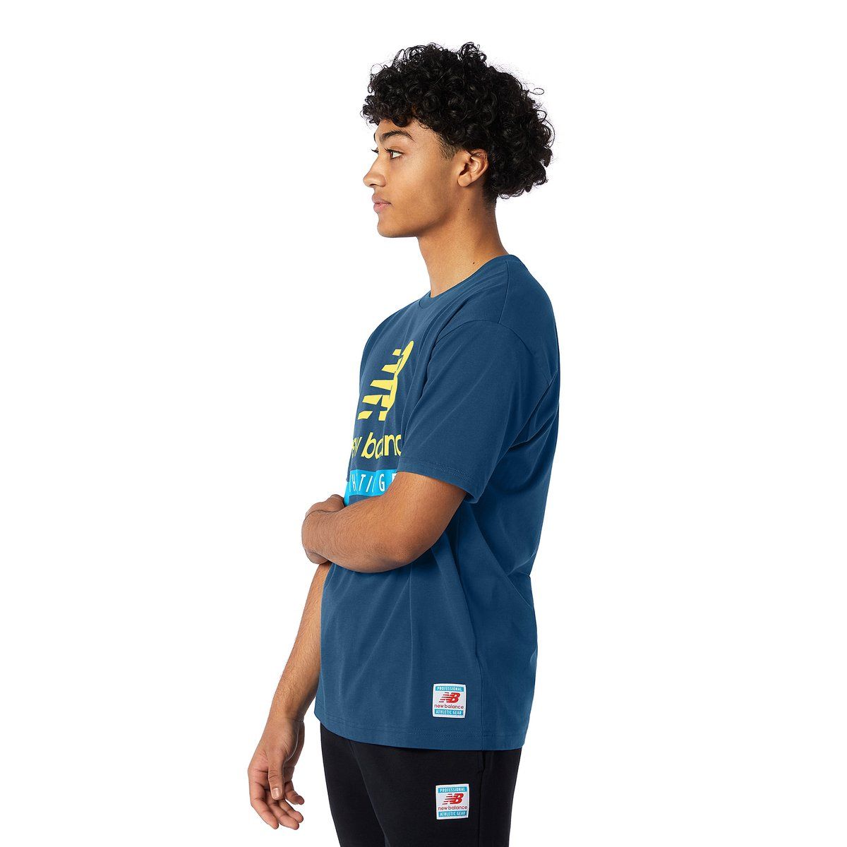 New Balance - Áo thun nam Essentials Logo Tee Lifestyle SS21-AMT1