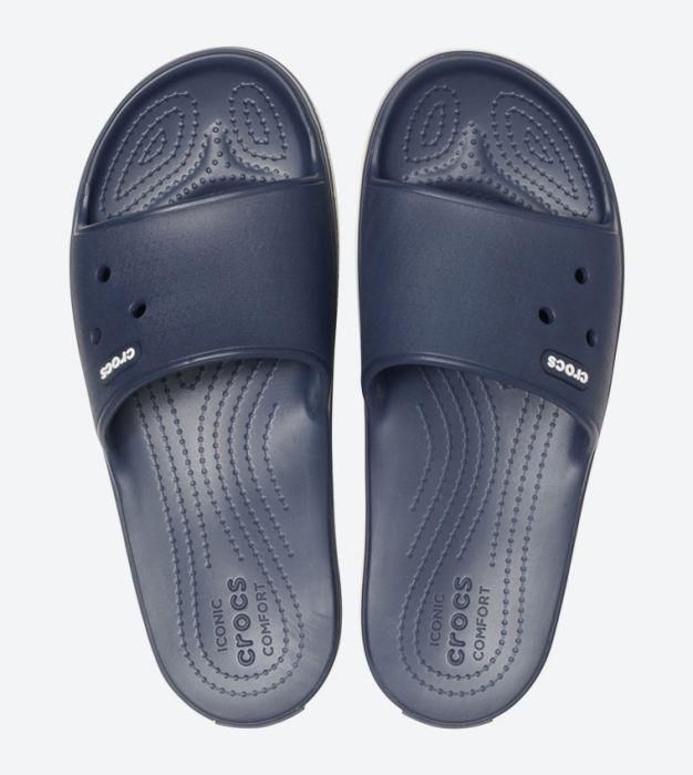 Crocs - Dép Quai Ngang Nam Fw Crocband Iii Slide Unisex Navy White SP-20573