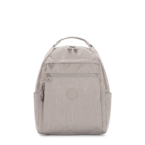Kipling - Ba lô Micah Grey Beige Pep BA21-047O