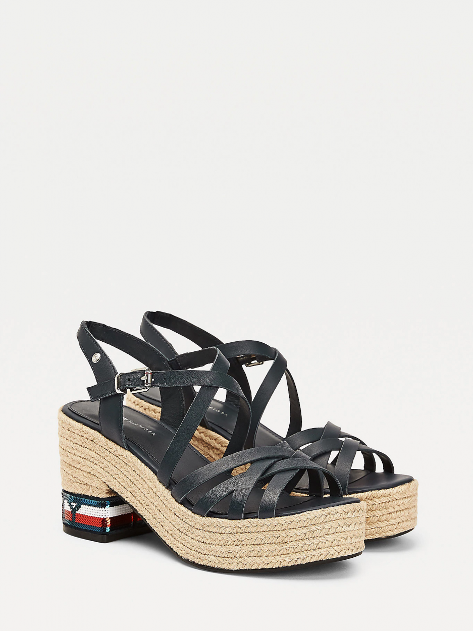 Tommy Hilfiger - Giày đế cao Nữ Tommy Sequins Mid FW21-5P20