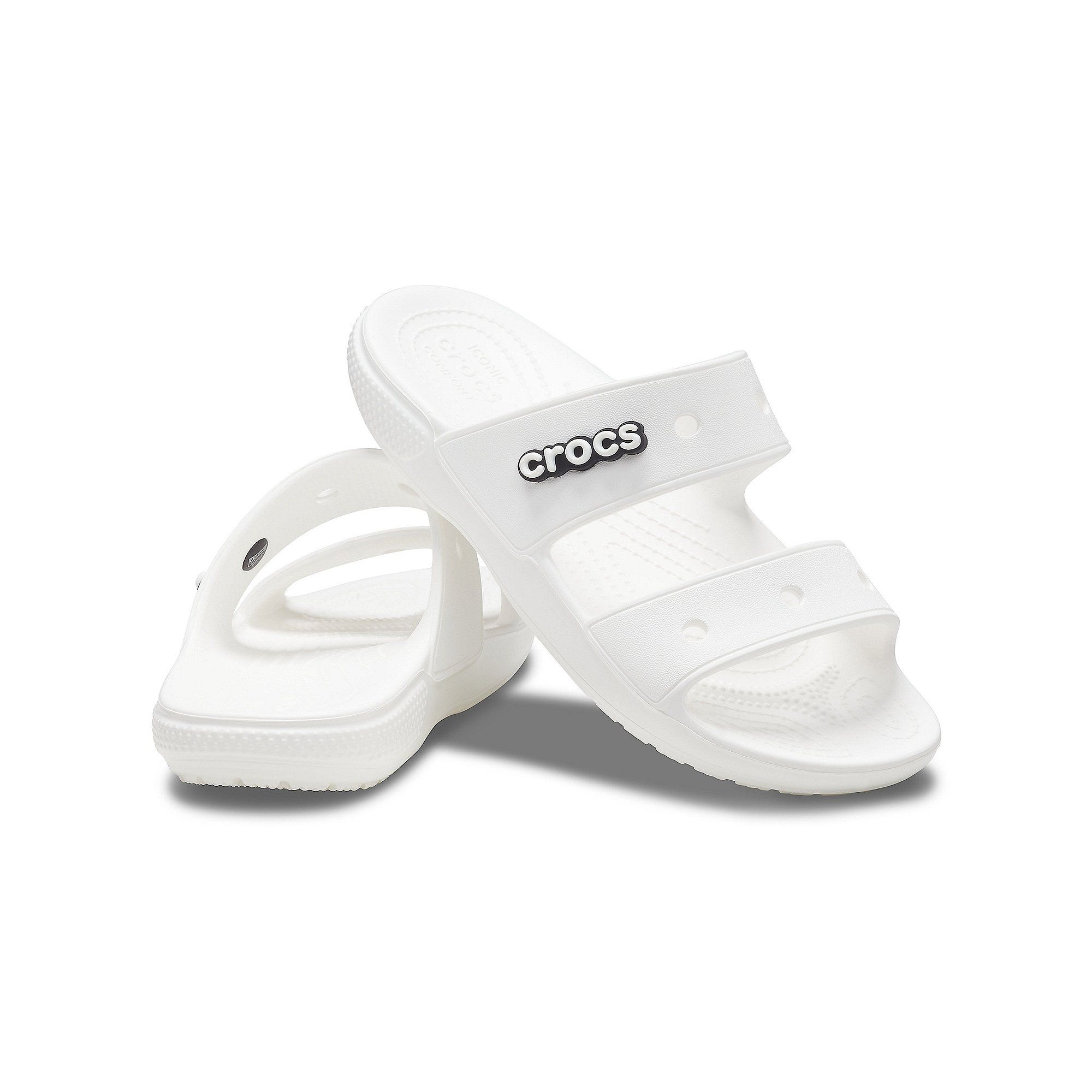 Crocs - Giày thời trang nam nữ Classic Sandal White Lifestyle SS21-2067