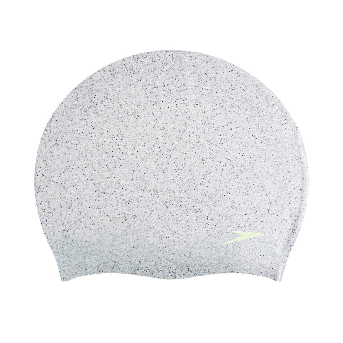 Speedo - Nón bơi nữ Recycled Cap Af Grey/Green SS20-811