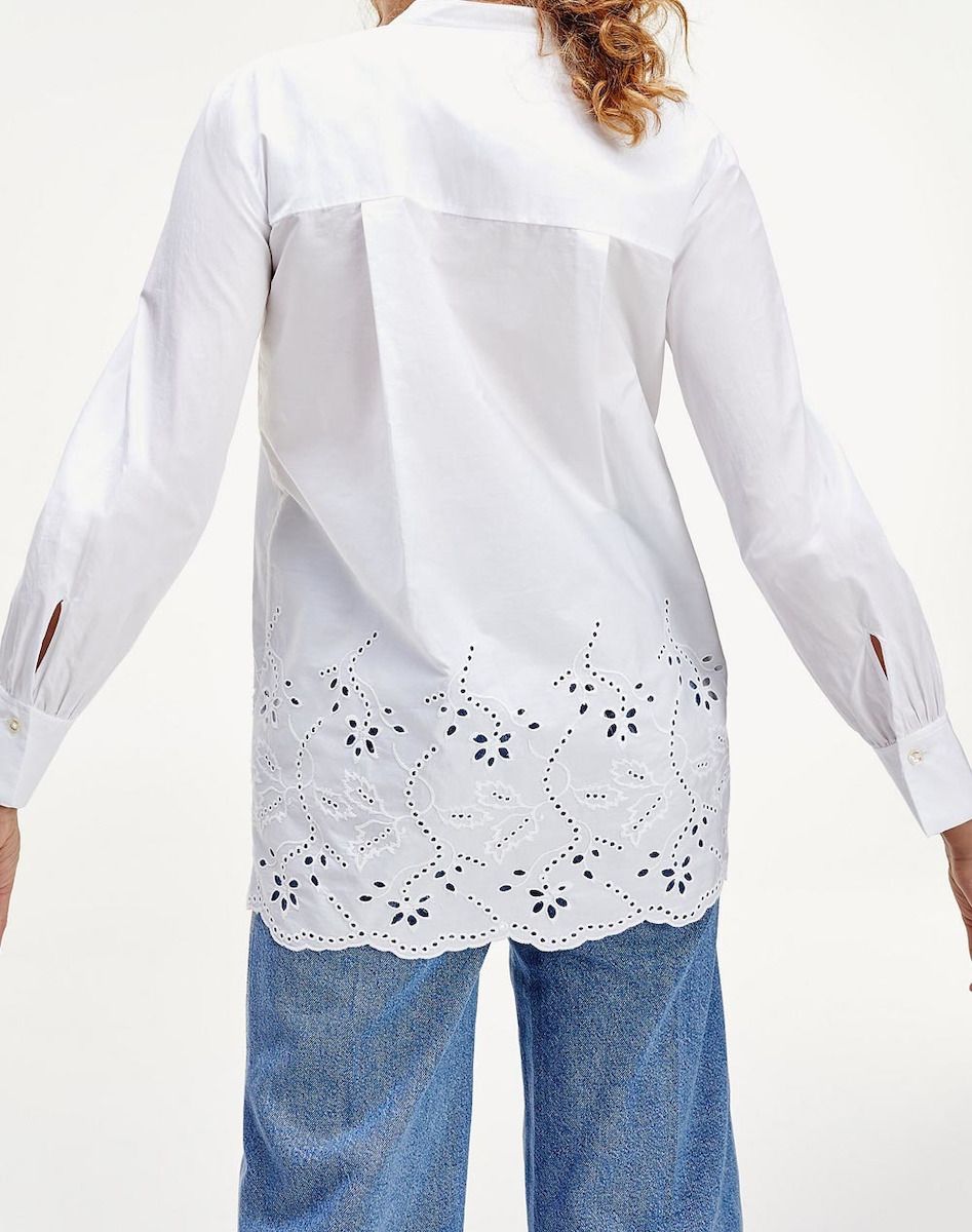Tommy Hilfiger - Áo thời trang tay dài nữ Pien Emb Shirt WM20-8910