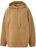 Burberry - Áo khoác dệt kim nữ Oak Leaf Crest embroidered oversized hoodie