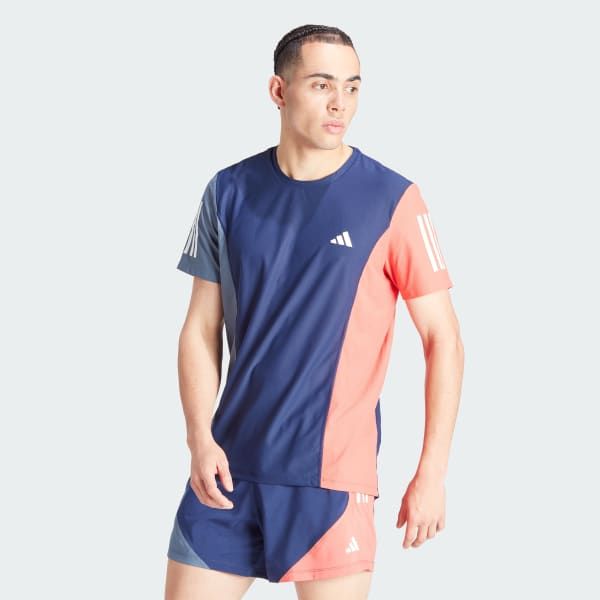 adidas - Áo tay ngắn chạy bộ Nam Own The Run Colorblock T-Shirts Running