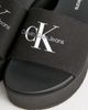 Calvin Klein - Dép quai ngang nữ Canvas Platform Sliders