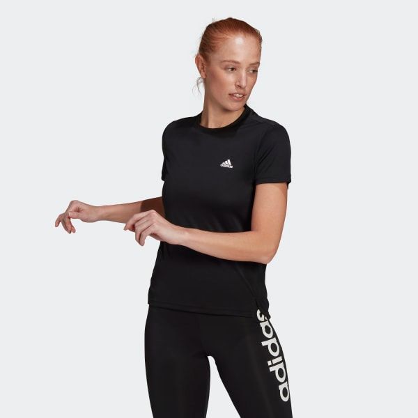 adidas - Áo thun tay ngắn Nữ 3S T T-Shirt SS21-GL88