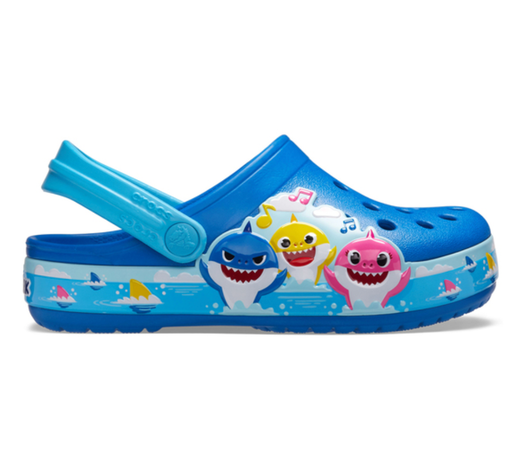 Crocs - Xăng đan trẻ em Funlab Baby Shark Clog Kid FW20-2067