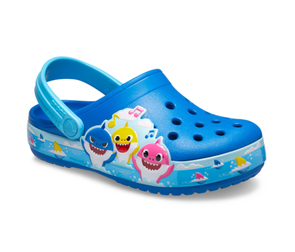 Crocs - Xăng đan trẻ em Funlab Baby Shark Clog Kid FW20-2067