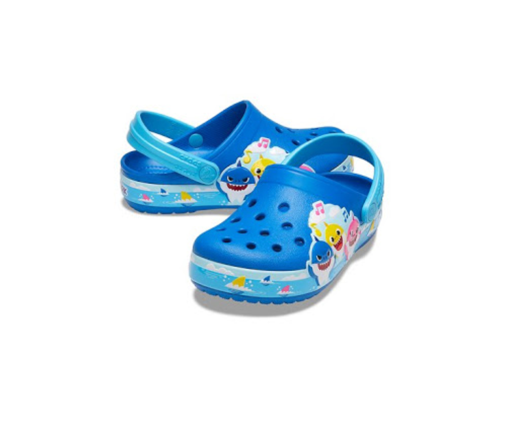 Crocs - Xăng đan trẻ em Funlab Baby Shark Clog Kid FW20-2067