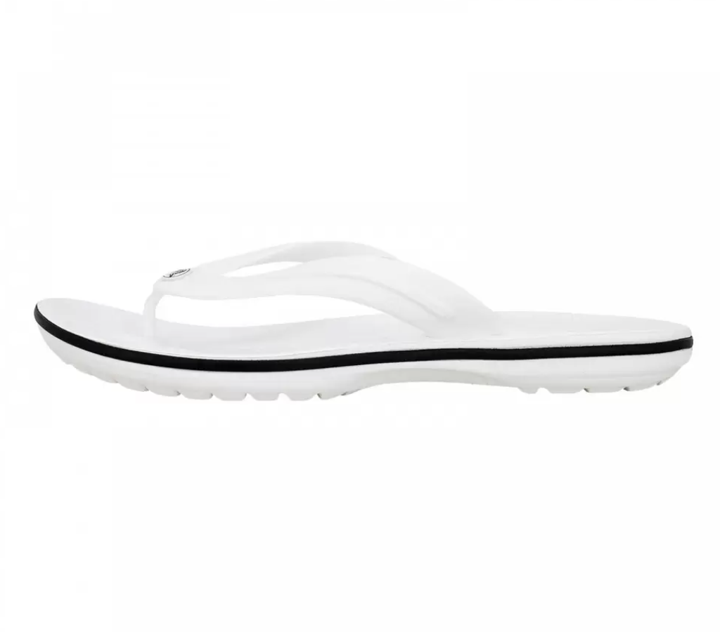 Crocs - Dép nam nữ Crocs Crocband Flip Unisex White Unisex SP20-1103