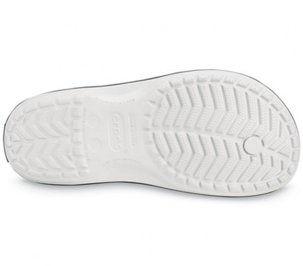 Crocs - Dép nam nữ Crocs Crocband Flip Unisex White Unisex SP20-1103