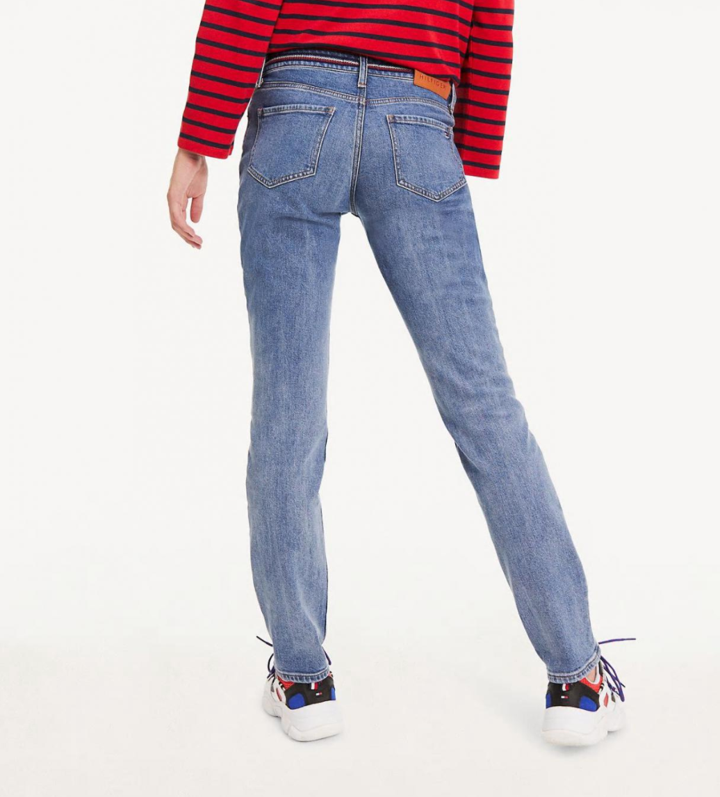 Tommy Hilfiger - Quần jeans nữ Rome Straight Rome Wala WQ21-5120