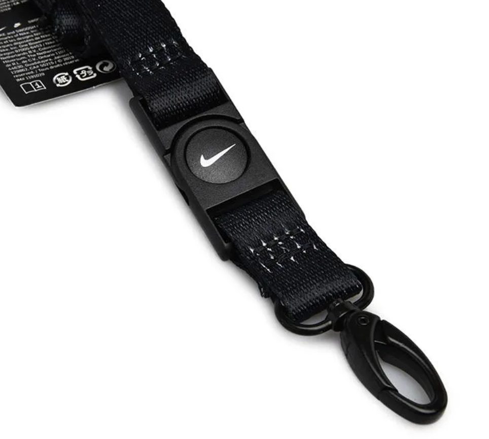 Nike - Dây đeo thể thao nam nữ Premium Lanyard Black Ns EQ21-N.915