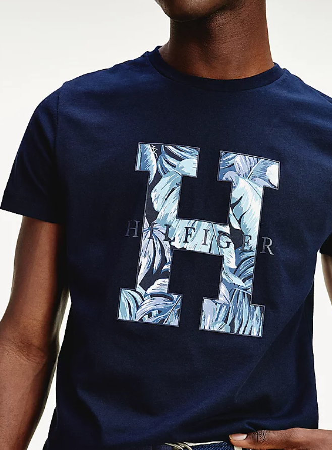 Tommy Hilfiger - Áo tay ngắn nam Floral High Tee MD21-0220