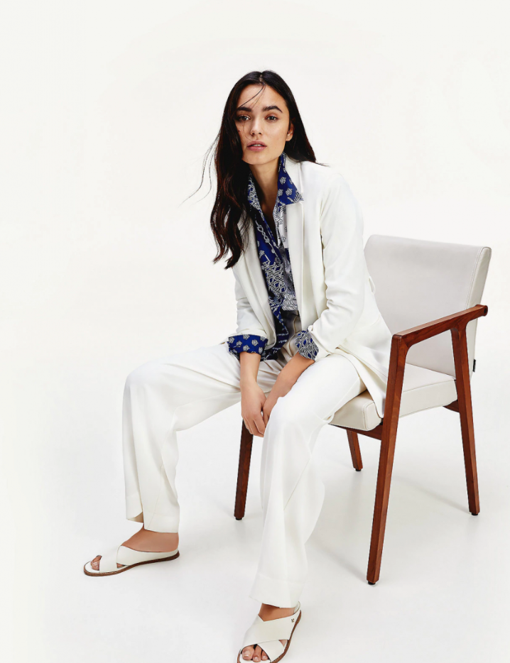 Tommy Hilfiger - Quần dài nữ Anvers Satin Crepe Woman WQ12-HP20