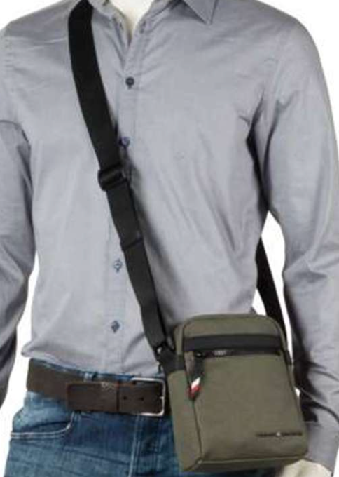 Tommy Hilfiger - Túi đeo chéo nam Utility Canvas Mini AM21-2920