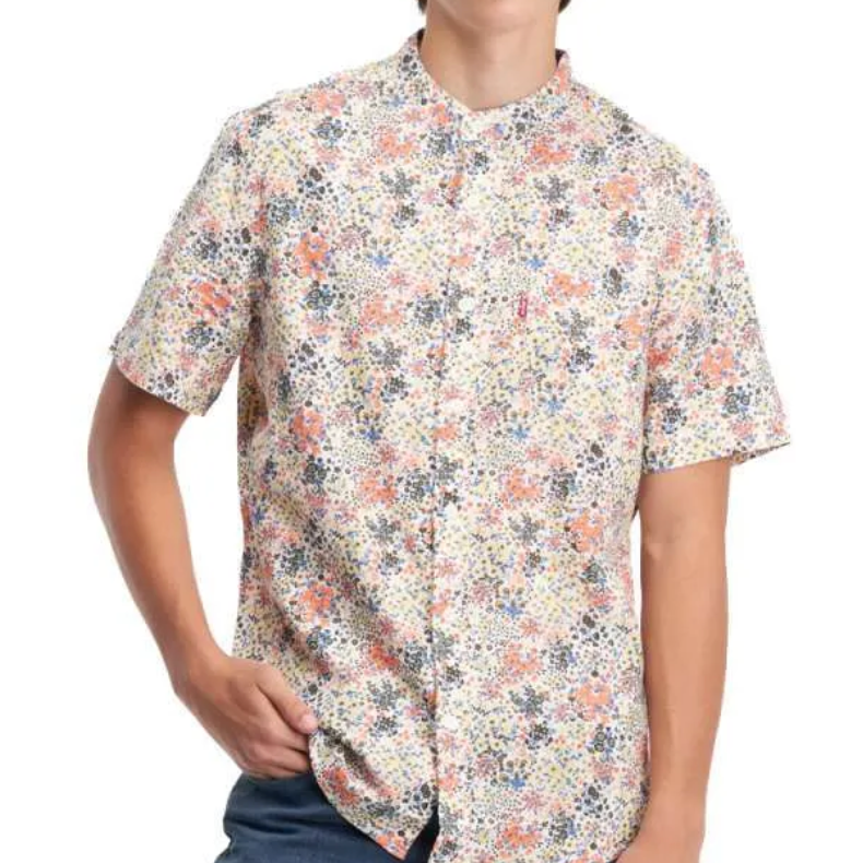 Levi's - Áo sơ mi tay ngắn nam Regular Men Flora Shirt SS21-0010
