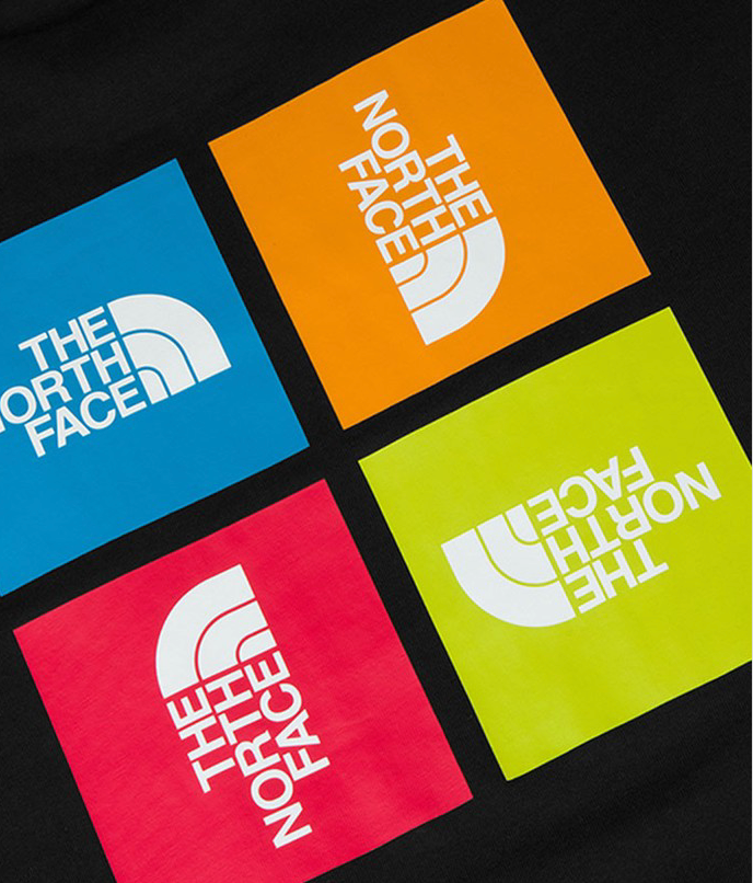 The North Face - Áo thun Nam Nữ S4 Color Box Logo Tee NF21-99A4