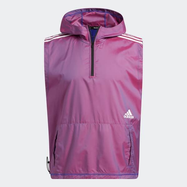 adidas - Áo khoác có mũ trùm đầu Nam Primeblue Vest Hooded Sweat SS21-GL26