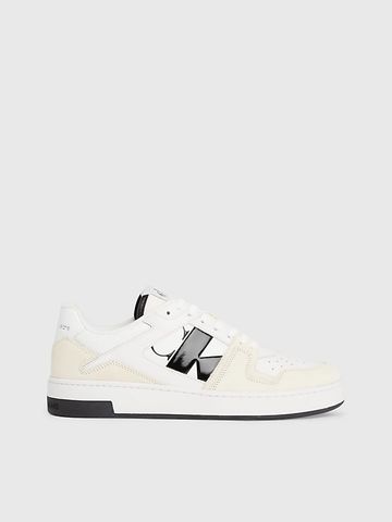 Calvin Klein - Giày nam Basket Cupsole Suede Trainers Shoes