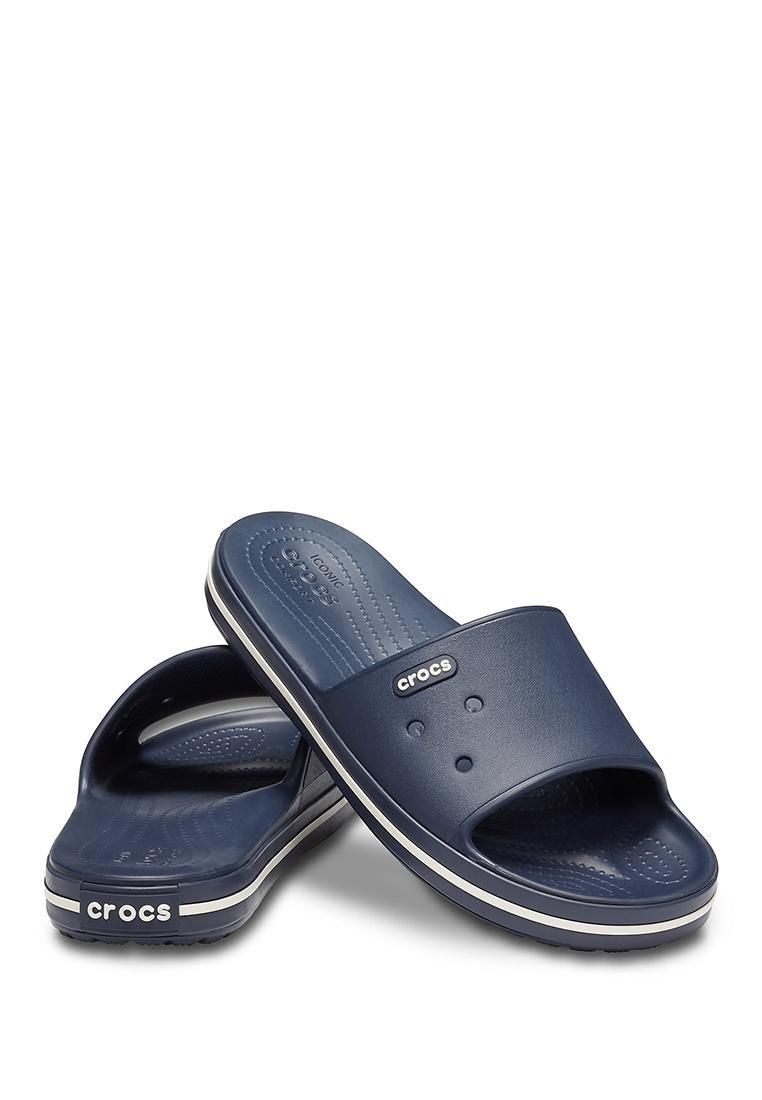 Crocs - Dép Quai Ngang Nam Fw Crocband Iii Slide Unisex Navy White SP-20573