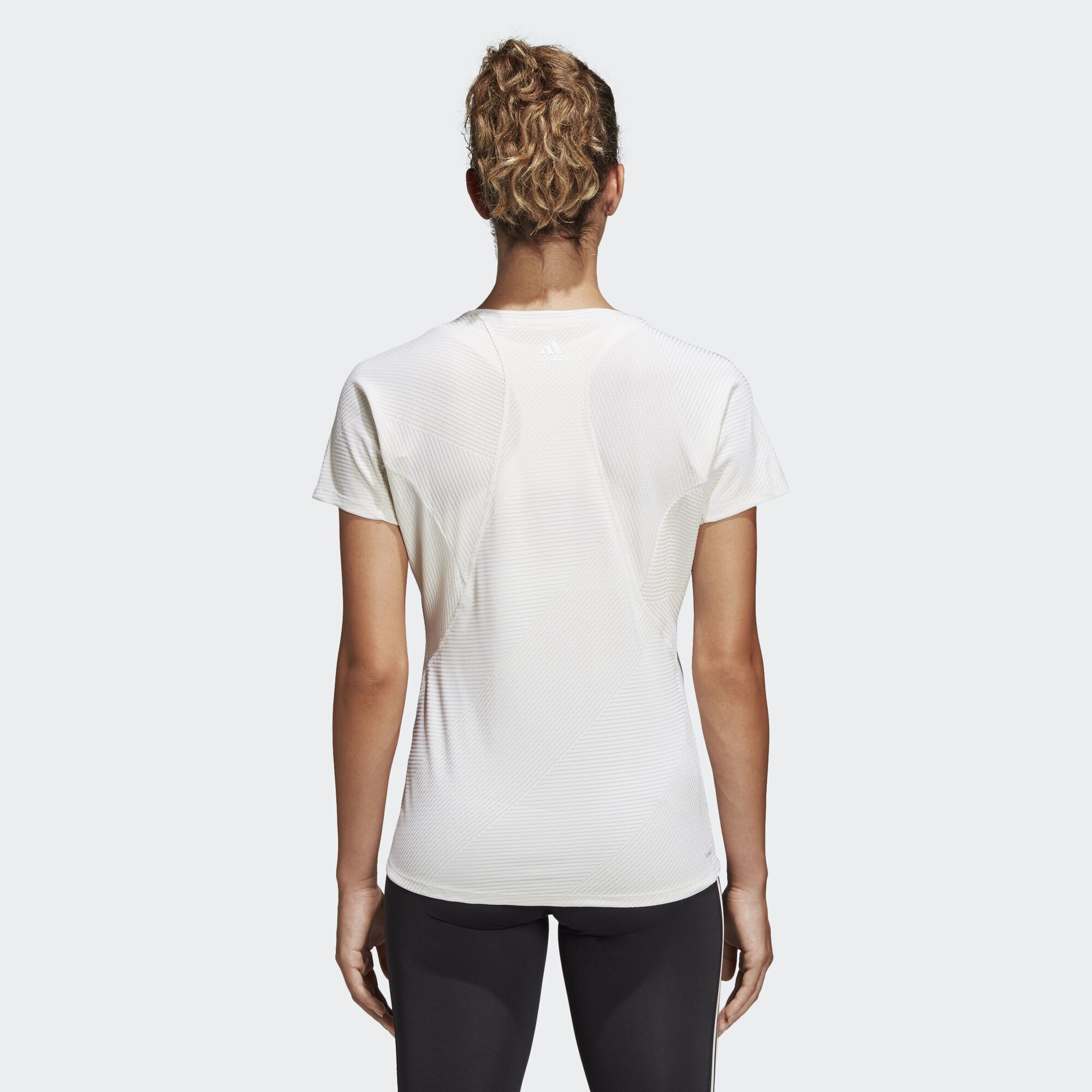 adidas - Áo thun - áo phông tay ngắn Nữ Jacquard T-Shirt Training Women SS19-DQ44