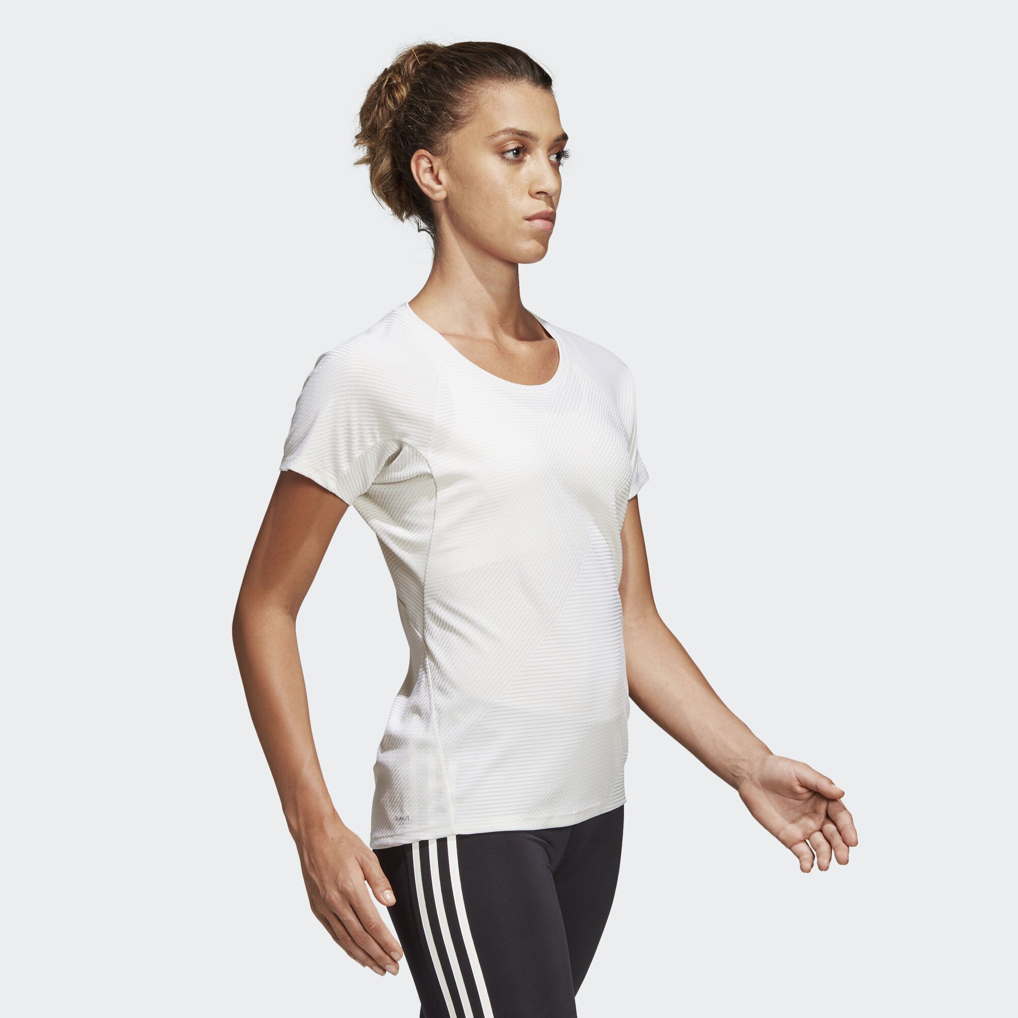 adidas - Áo thun - áo phông tay ngắn Nữ Jacquard T-Shirt Training Women SS19-DQ44