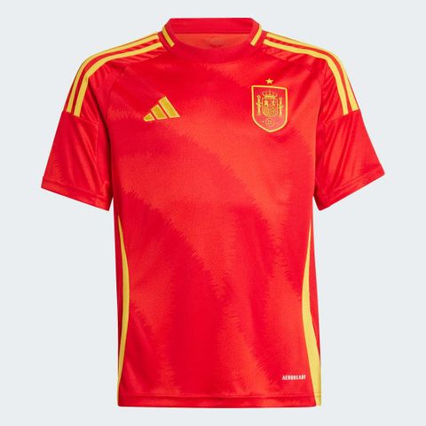 adidas - Áo tay ngắn đá banh Bé Trai adidas Spain 24 Home Jersey Kids