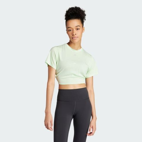 adidas - Áo thun Nữ Yoga Studio Wrapped T-Shirt