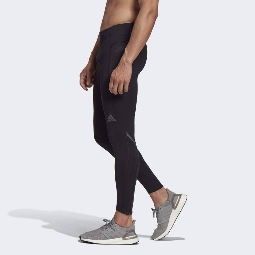 adidas - Quần dài ống bó Nam Saturday Tight Running SS21-FM30
