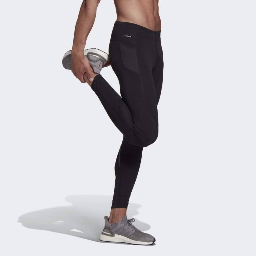 adidas - Quần dài ống bó Nam Saturday Tight Running SS21-FM30