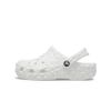 Crocs - Xăng đan trẻ em Classic Geometric White Lifestyle Sandal