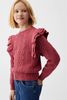 Mango - Áo len bé gái Premium Sweater Cherry