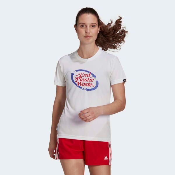 adidas - Áo thun tay ngắn Nữ Sust Bos G T Graphic Tee SS21-GL68