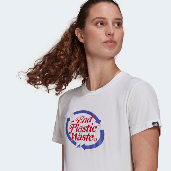 adidas - Áo thun tay ngắn Nữ Sust Bos G T Graphic Tee SS21-GL68