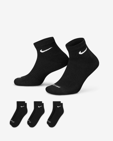 Nike - Bộ ba đôi Vớ thể thao Nam Everyday Plus Cushioned Training Ankle Socks (3 Pairs)