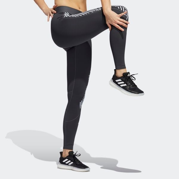 adidas - Quần dài ống bó Nữ Ask Grphic L T Tights SS20-FJ61