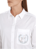 Tommy Hilfiger - Áo sơ mi tay dài nữ Women's White Blouson Drawstring Shirt