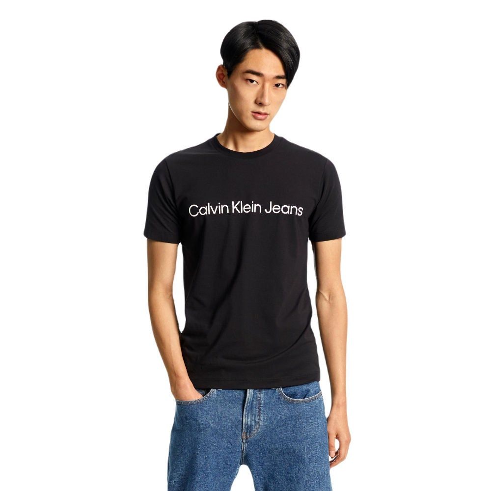 Calvin Klein - Áo tay ngắn nam Slim Instit Premium Logo Tee