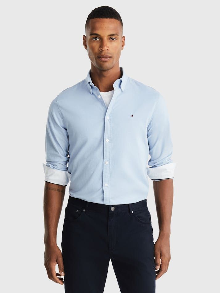 Tommy Hilfiger - Áo sơ mi tay dài nam Flex Light Oxford Shirt