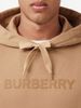 Burberry - Áo khoác có mũ trùm đầu nam logo-print drawstring hoodie