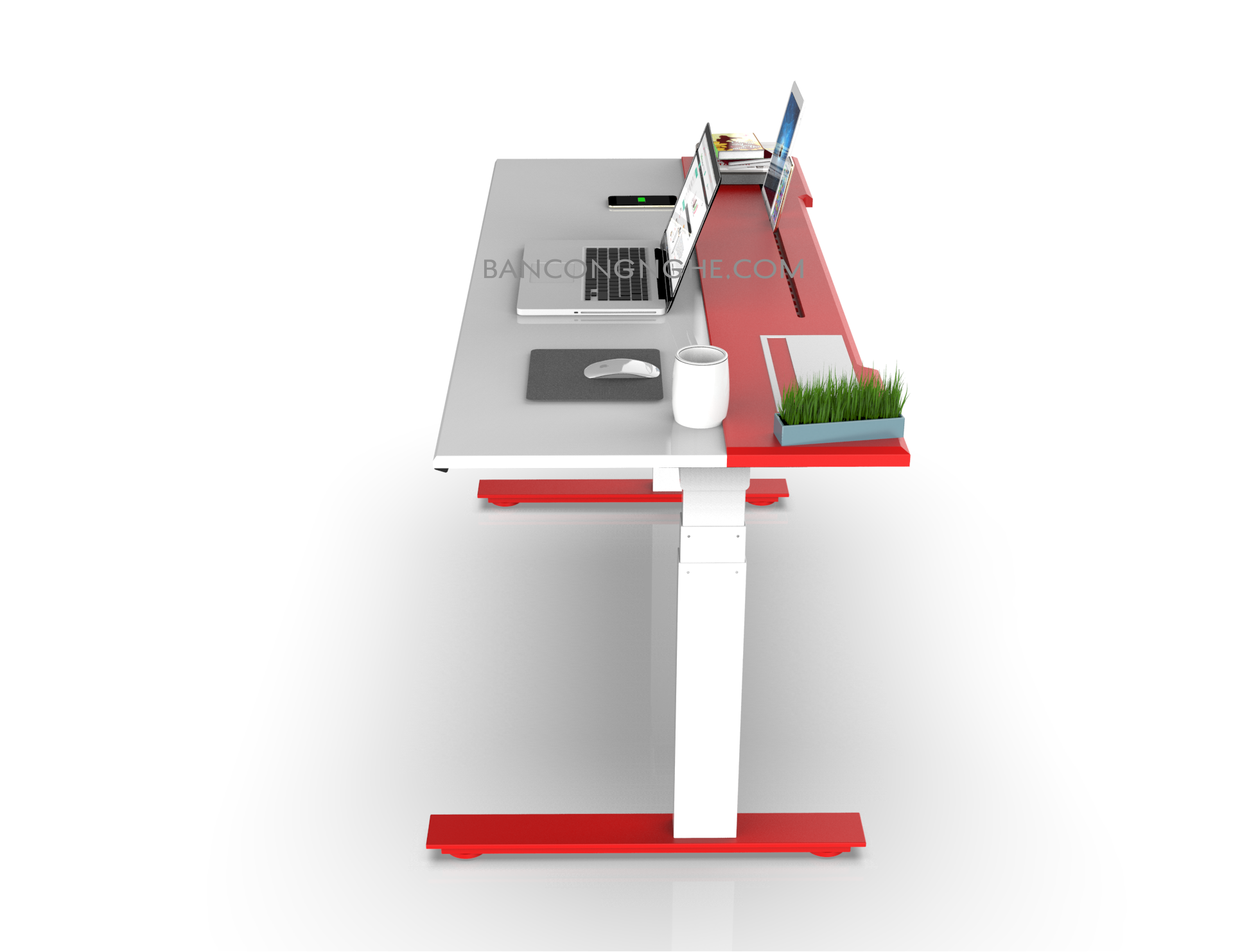 GAMING RED WHITE