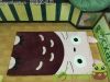 Nệm hình thú mỏng Totoro cao su êm 1,2 x 2m