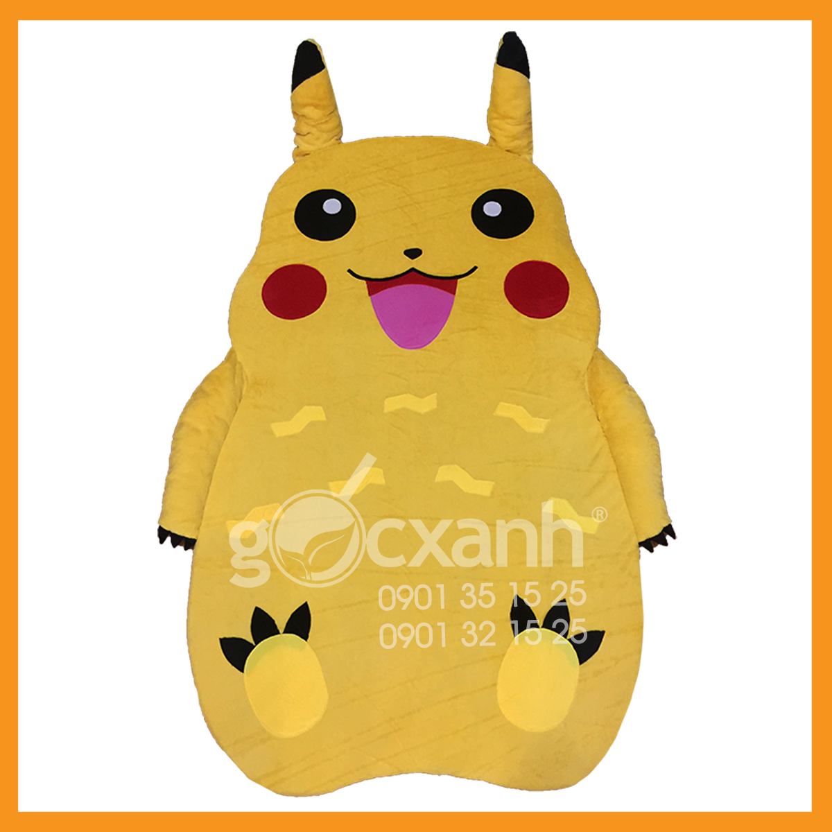 Nệm mỏng Pikachu 1,2x2m