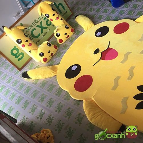 [Sản phẩm hot] Nệm Pikachu đủ loại bề dày, đủ màu, đủ kiểu, đủ size