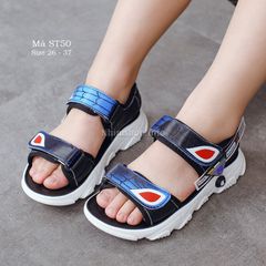 Dép Sandal siêu nhân cho bé trai 3 - 12 tuổi phong cách Hàn Quốc ST50